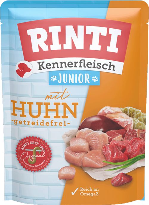 Rıntı Tavuklu Pouch Yavru Köpek Maması 400g