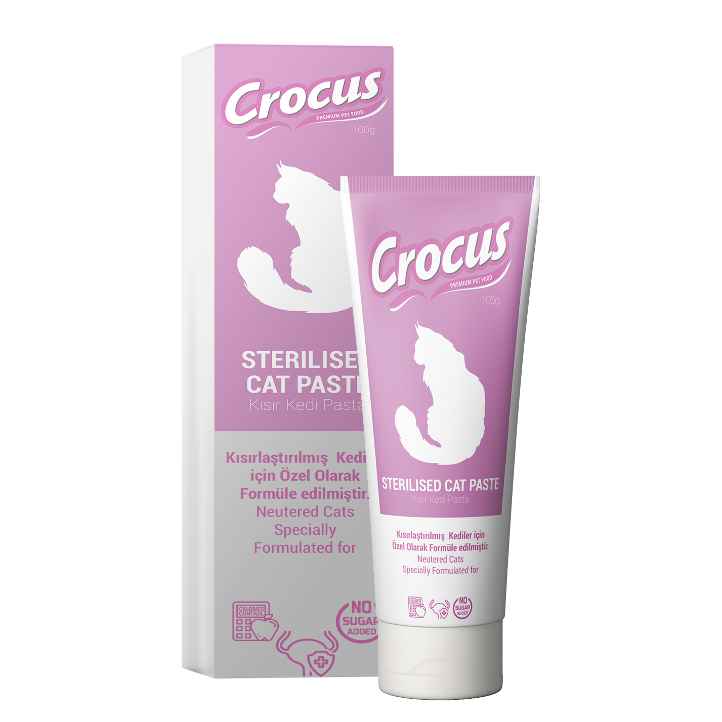 CROCUS KEDI STERILISED MALT MACUNU 100 GRAM X 2 ADET
