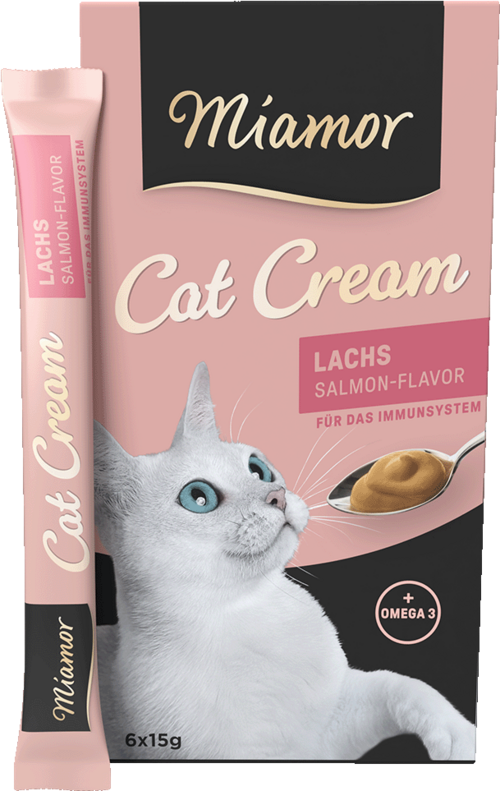 MIAMOR CREAM SOMONLU KEDI ÖDÜLÜ 6 X 15 GR X 3 ADET