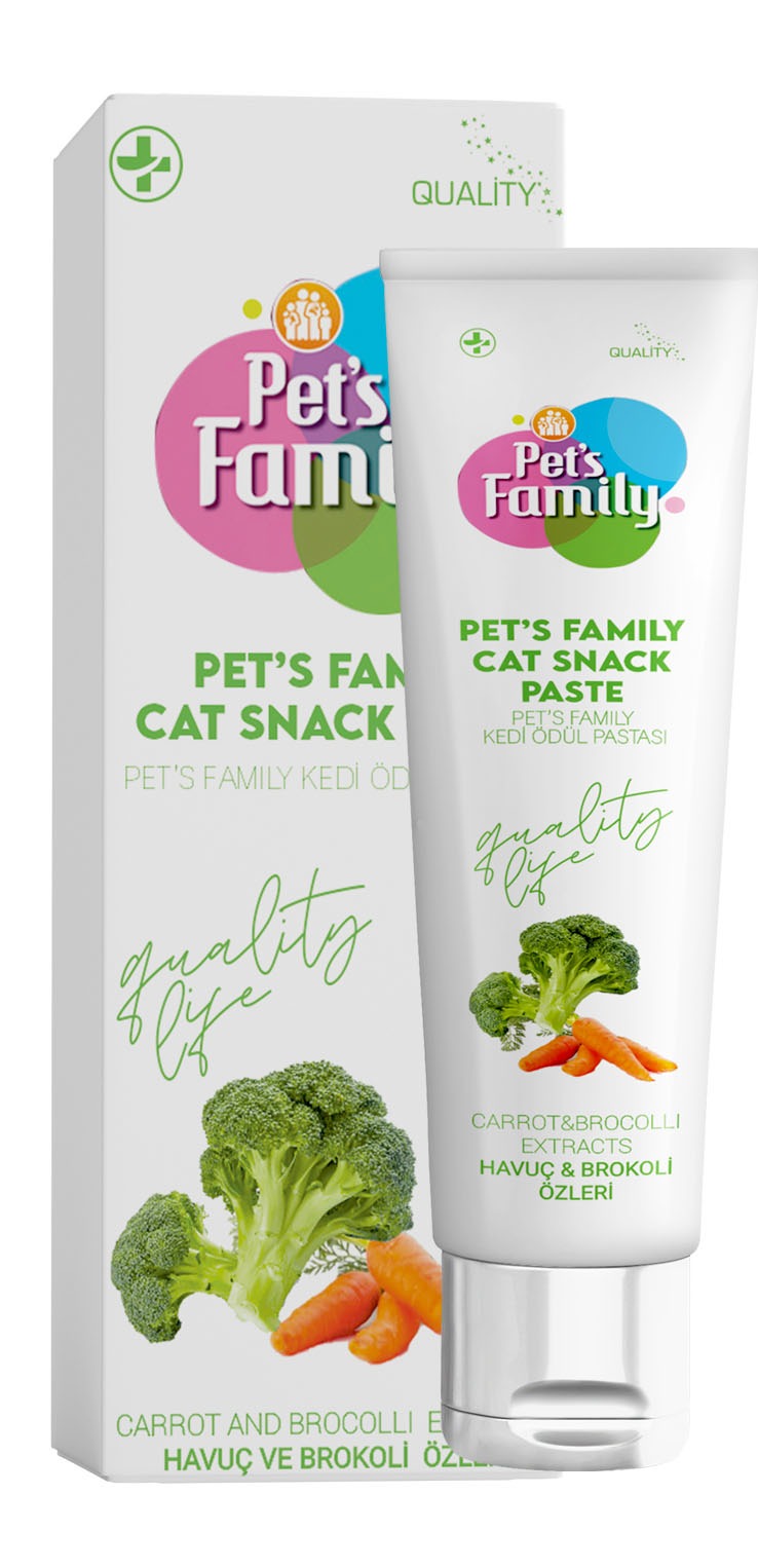 Pets Family Kedi Ödül Havuçlu Brokoli Paste 30 Gr