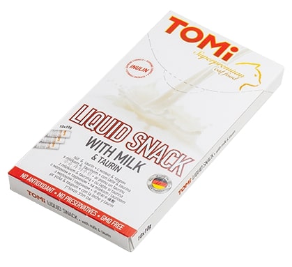 TOMI KEDI KREMASI SÜTLÜ & TAURIN 10 X 10GR X 2 ADET