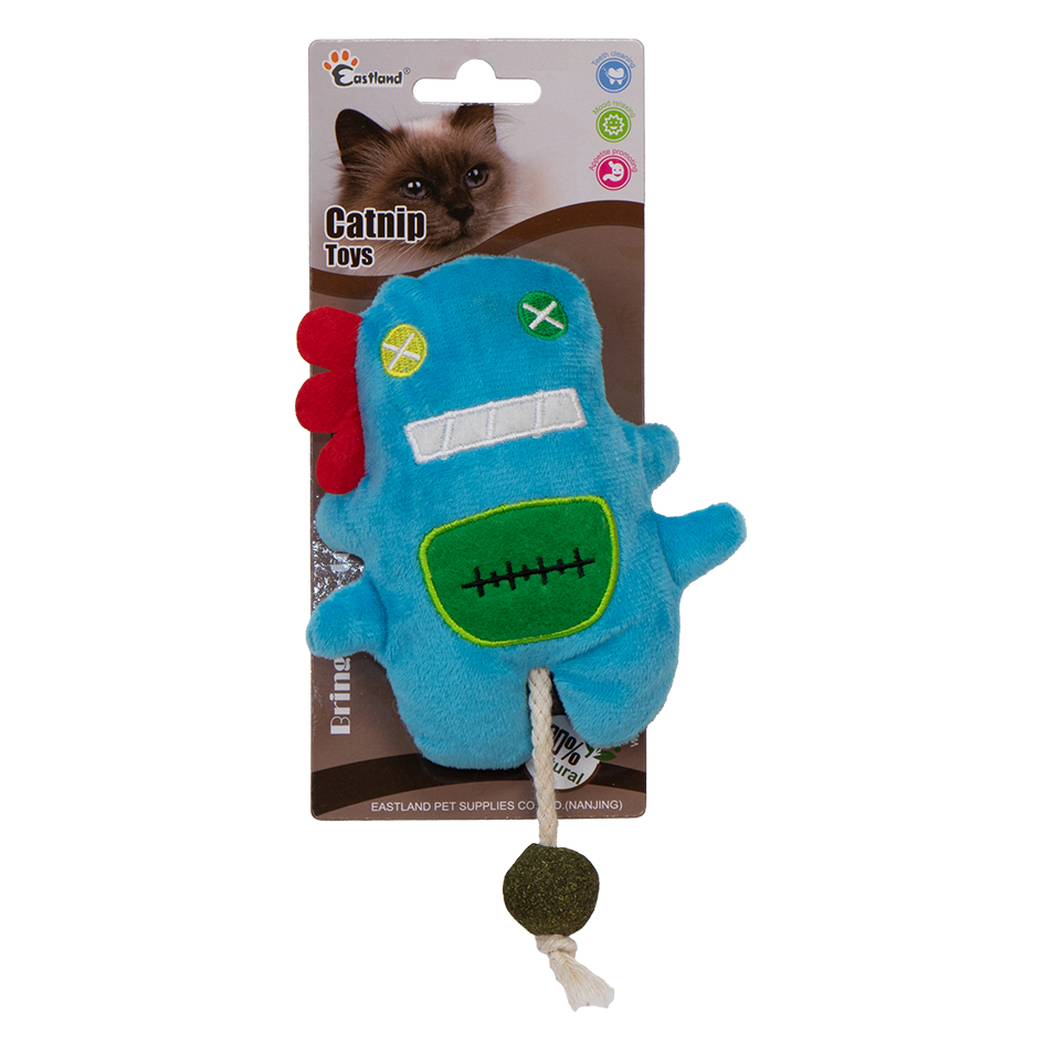 Eastland Catnipli Peluş Mavi Canavar 18cm