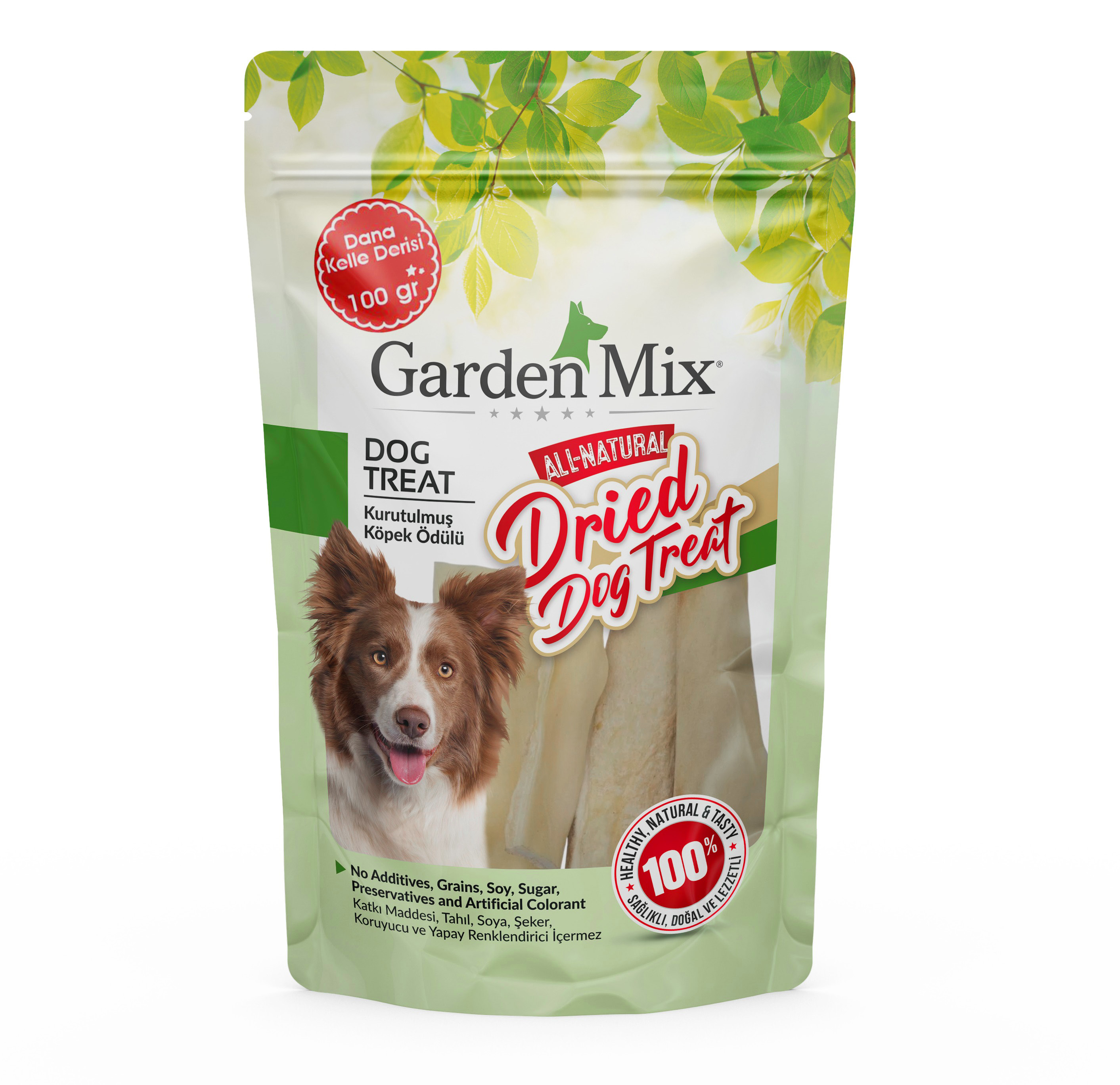 GARDEN MIX KURUTULMUŞ DANA KELLE DERISI 100 GR X 2 ADET