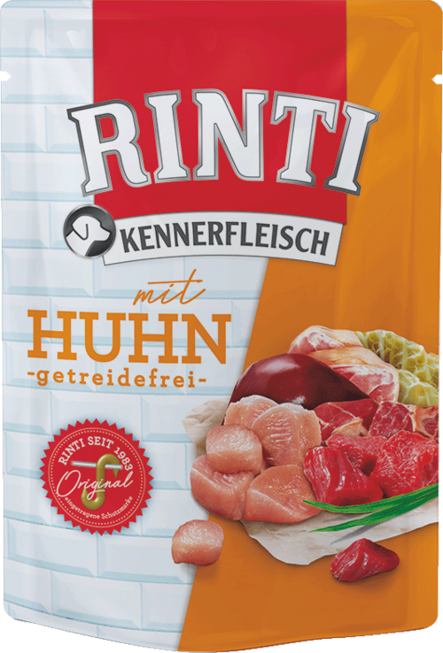 RINTI TAVUKLU POUCH KÖPEK MAMASI 400 GR X 5 ADET