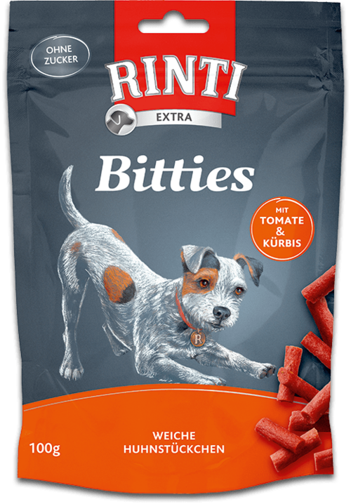 RINTI BITTIES KÖPEK ÖDÜLÜ TAVUK-DOMATES 100 GR