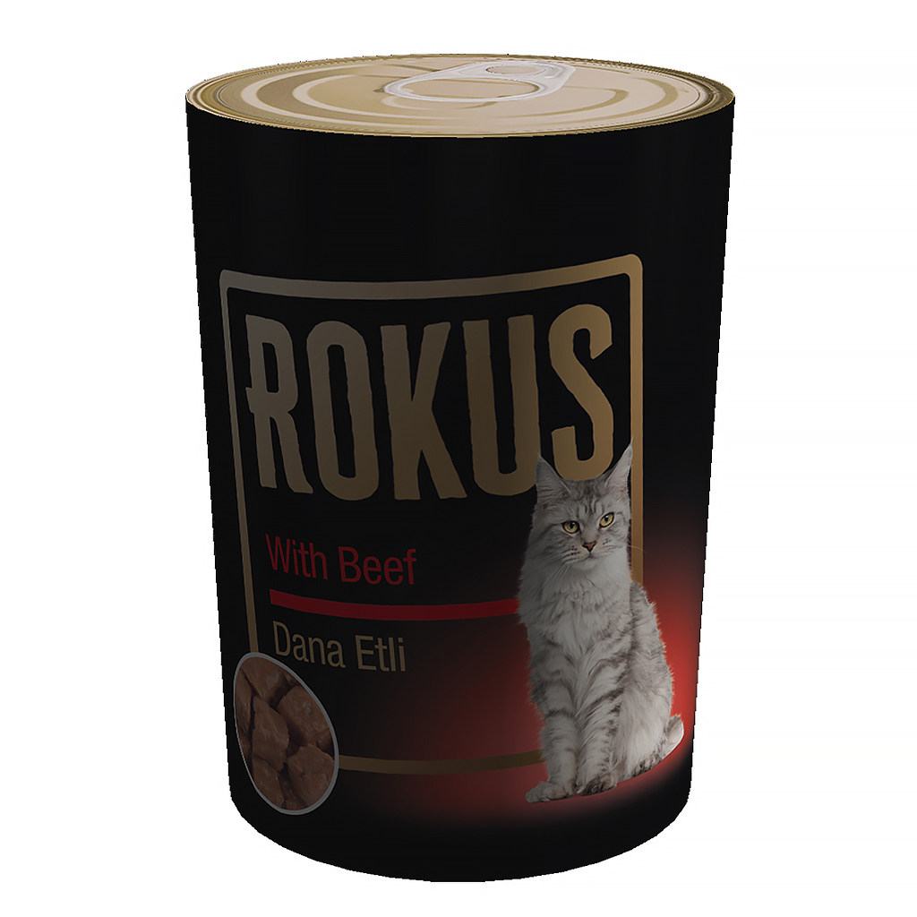 ROKUS DANA ETLI KEDI KONSERVESI 410 GR