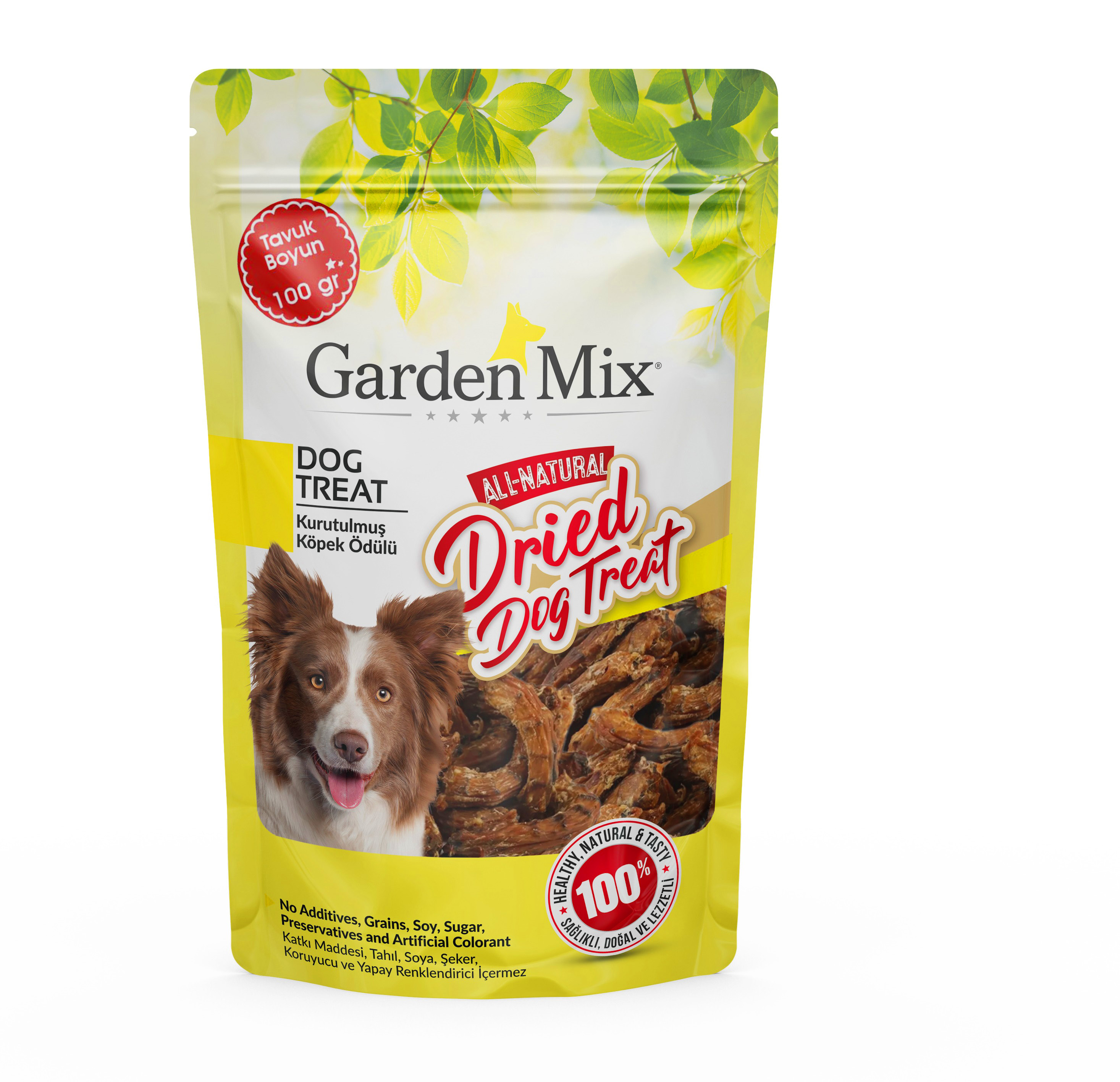 GARDEN MIX KURUTULMUŞ TAVUK BOYUN 100 GR X 2 ADET