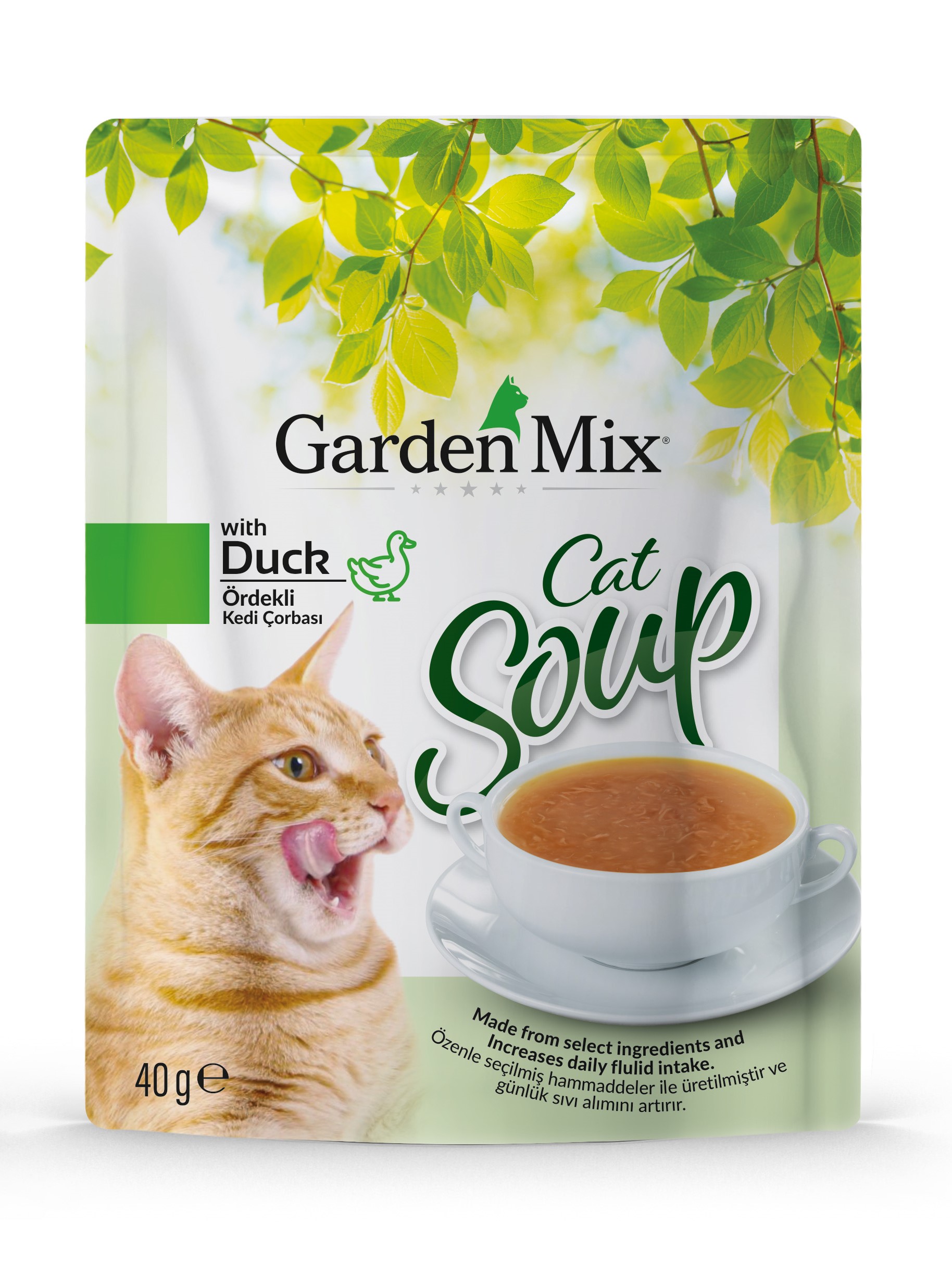 GARDENMIX ÖRDEKLI KEDI ÇORBASI 40GR X 6 ADET