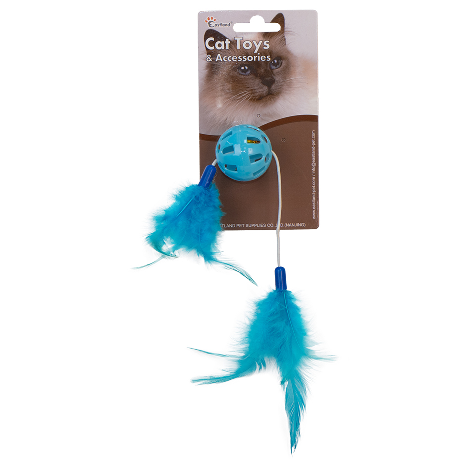 Eastland Tüylü Zilli Plastik Top-çap 4cm