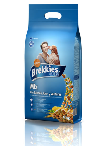 Brekkıes Excel Dog Mix Fish 4 Kg