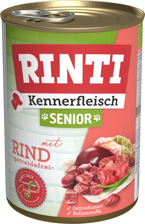 Rıntı Dana Etli Konserve Yaşlı Köpek Maması 400g