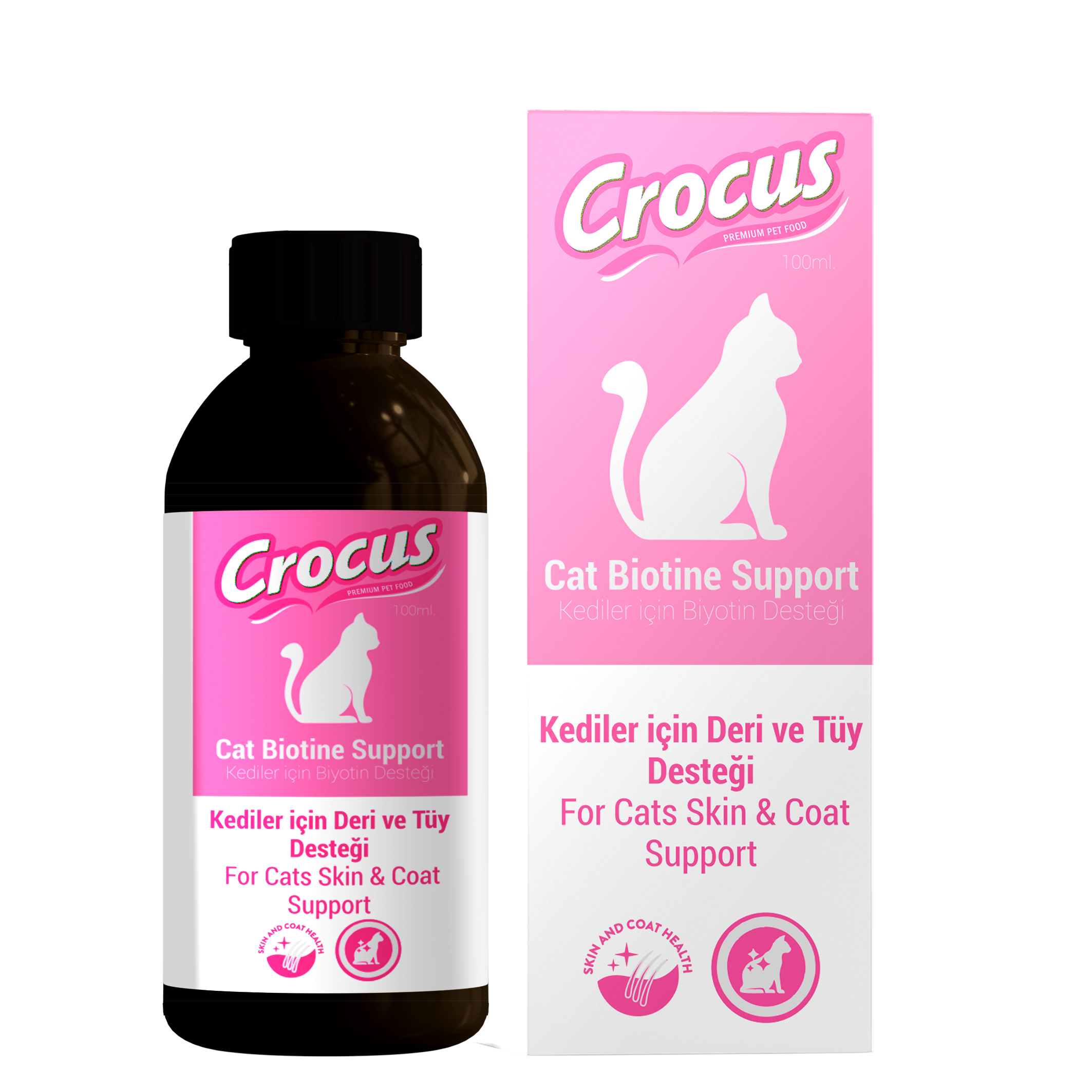 CROCUS KEDI TÜY SAĞLIĞI DAMLASI 100 ML X 2 ADET