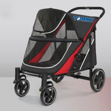 Tommy Evcil Hayvan Arabası Kırmızı 112*65*100cm Max 40kg