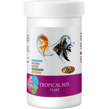 Pets Family Tropıcal Mıx Flake 250ml/30g