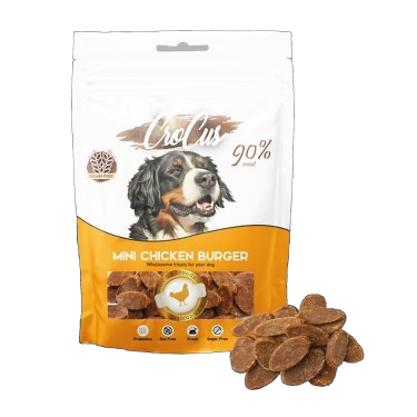 Crocus Mını Tavuk Burger Tahılsız Köpek Ödülü 80gr