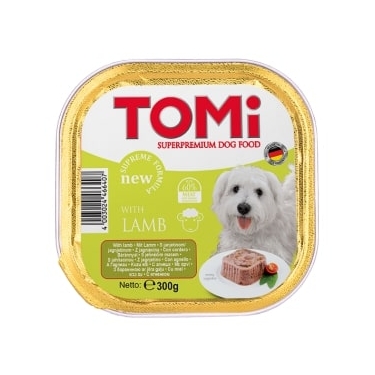 Tomi Köpek Kuzu Etli Pate Alüminyum Yaş Mama 300gr (pate)