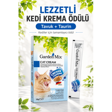 Garden Mıx Kedi Kreması Tavuk+taurin 15gr*5