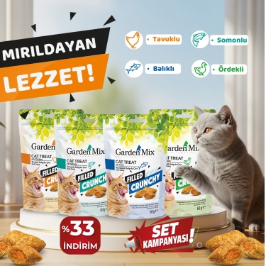 GARDEN MİX İÇİ DOLGULU KEDİ ÖDÜLÜ SET KAMPANYASI