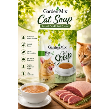Gardenmix Ördekli Kedi Çorbası 40gr