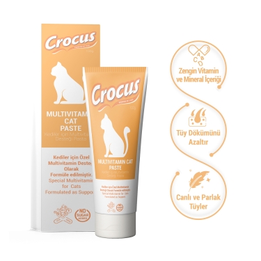 Crocus Kedi Multivitamin Macun 100 Gram