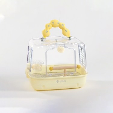 Dayang Kuş Taşıma Kafesi Sarı 31*23*24cm