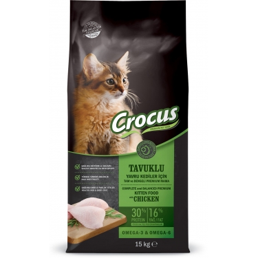 Crocus Tavuk Etli Yavru Kedi Maması 15 Kg