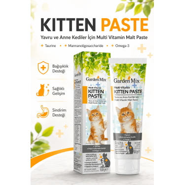 Garden Mix Kedi Kitten Multivitamin Macun 100 Gram