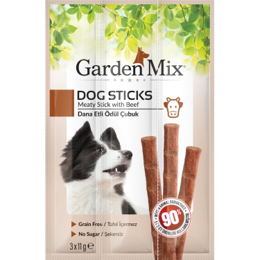 Gardenmix Dana Etli Köpek Stick Ödül 3*11g 20‘li