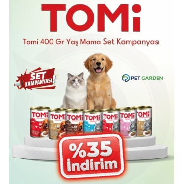 TOMİ 400 GR YAŞ MAMA SET KAMPANYASI