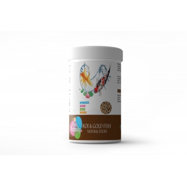 Pets Family Koı & Gold Fısh Natural Stıcks 1l/100g