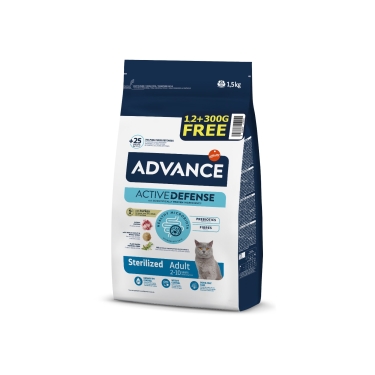 Advance Cat Sterılızed Turkey 1,2kg + 300gr Bonus Paket