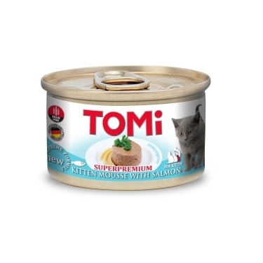 Tomi Yavru Kedi Somonlu Yaş Mama 85g