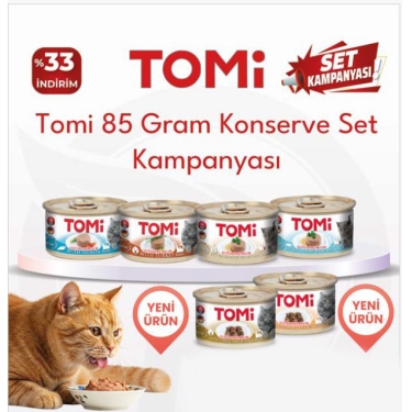 TOMİ 85 GR KONSERVE SET KAMPANYASI