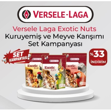 VERSELE LAGA EXOTİC NUTS KURUYEMİŞ VE MEYVE KARIŞIMI SET KAMPANYASI