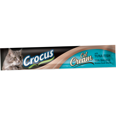 Crocus Kedi Kreması Ton Balıklı Tekli 15gr