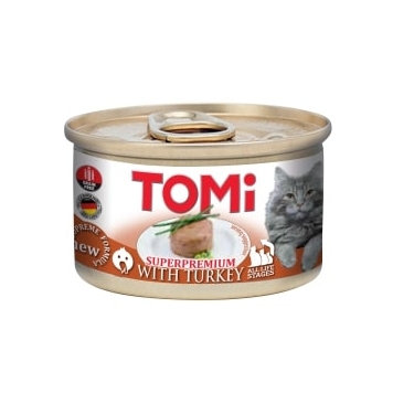 Tomi Kedi Hindi Etli Yaş Mama 85g