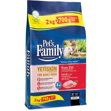 Pets Family Kuzuetli Yet. Köpek Maması 2000+700g