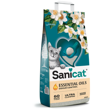 Sanicat Essential Oils Yasemin Kokulu Kedi Kumu 10 Kg