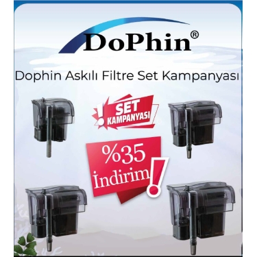 Dophin Askılı Filtre Set Kampanyası