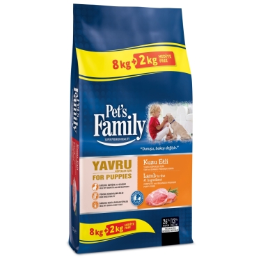 Pets Family Kuzuetli Yavru Köpek Maması 8+2 Kg