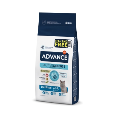 Advance Cat Sterılızed Turkey 13+2 Bonus Paket