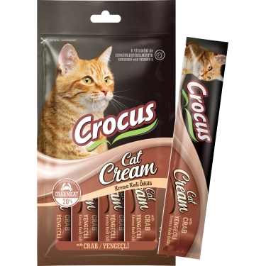 Crocus Yengeçli Krema Kedi Ödülü 4x15gr