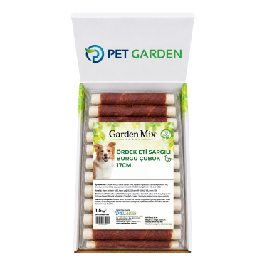 Garden Mıx Ördek Eti Sargılı Burgu Çubuk 17 Cm- 1,5 Kg