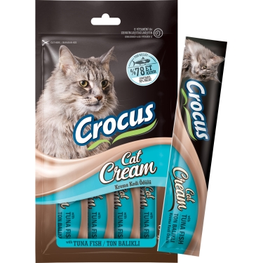 Crocus Ton Balıklı Krema Kedi Ödülü 4x15g