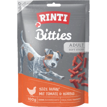 Rıntı Bıttıes Köpek Ödülü Tavuk-domates 100g