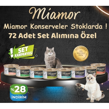 MİAMOR KONSERVE 72 ADET SET ALIMI