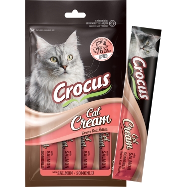 Crocus Somonlu Krema Kedi Ödülü 4x15g