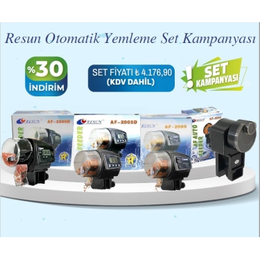 Resun Otomatik Yemleme Set Kampanyası