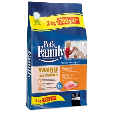 Pets Family Kuzuetli Yavru Köpek Maması 2000+700g