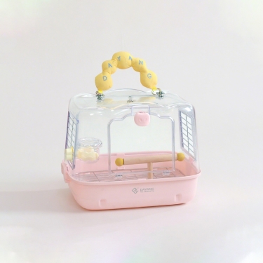 Dayang Kuş Taşıma Kafesi Pembe 31*23*24cm